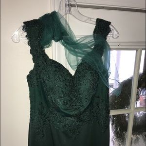 Emerald Green Prom Dress